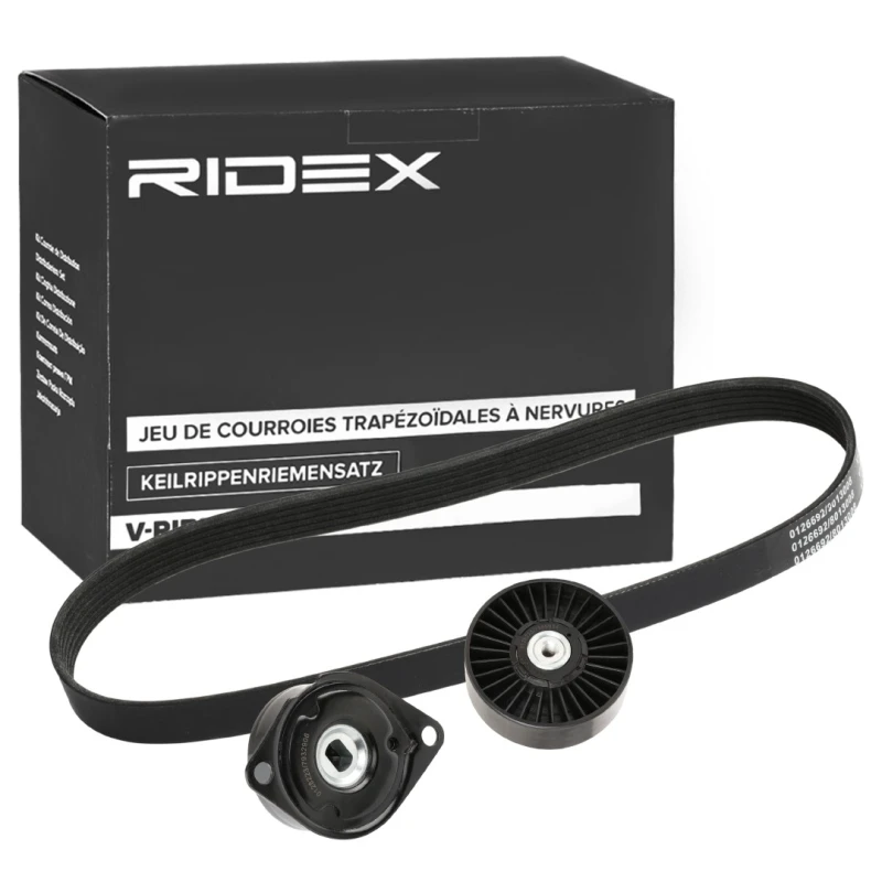 Image of RIDEX 542R0767 V-ribbed belt set V-Ribbed Belt Set (542)