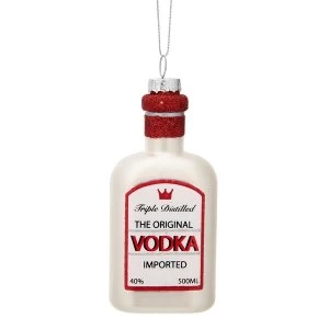 image of Sass & Belle Vodka Bottle Shaped Bauble