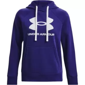 image of Under Armour Rival OTH Hoodie Ladies - Blue