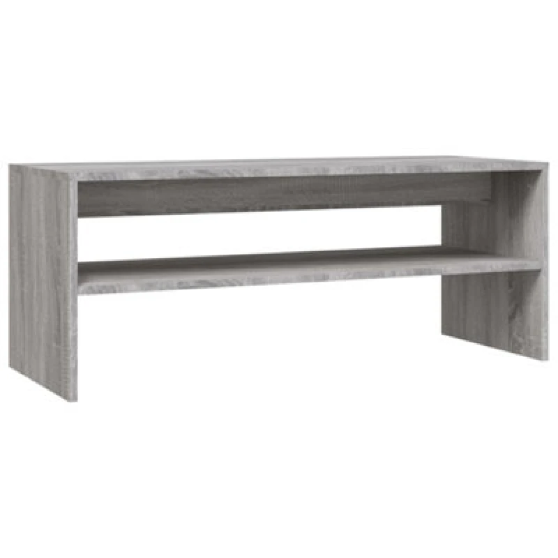 Image of Vidaxl Coffee Table Grey Sonoma 100X40X40 Cm Engineered Wood, Grey 815256