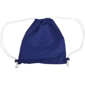 image of Bagbase - Icon Drawstring Bag/Gymsac (Pack of 2) (One Size) (French Navy)