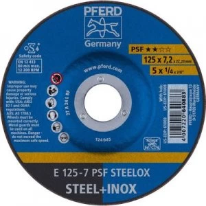 image of PFERD 62012640 Psf Steelox Grinding disc (off-set) 125mm 22.23mm 10 pc(s)