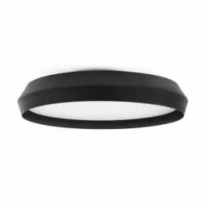 Image of Faro Shoku 600 Black Wall / Ceiling Lamp 40W 2700K