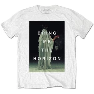 image of Bring Me The Horizon - Cloaked Unisex Small T-Shirt - White