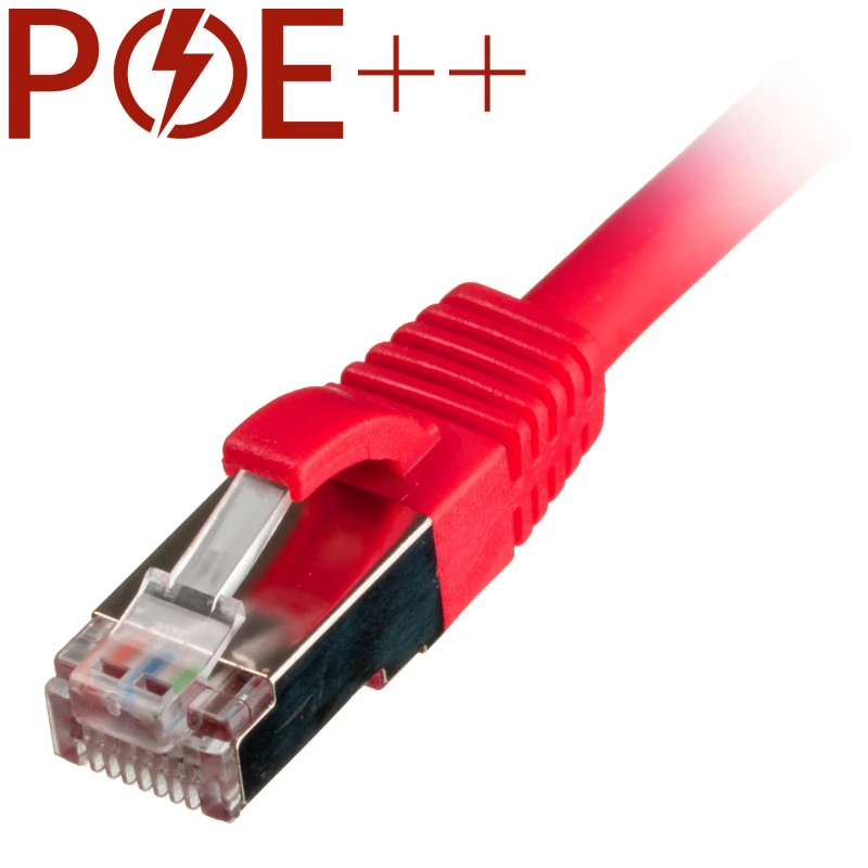 Image of Cablenet 0.3m Cat6a RJ45 Red S/FTP LSOH 26AWG Snagless Booted Patch Le