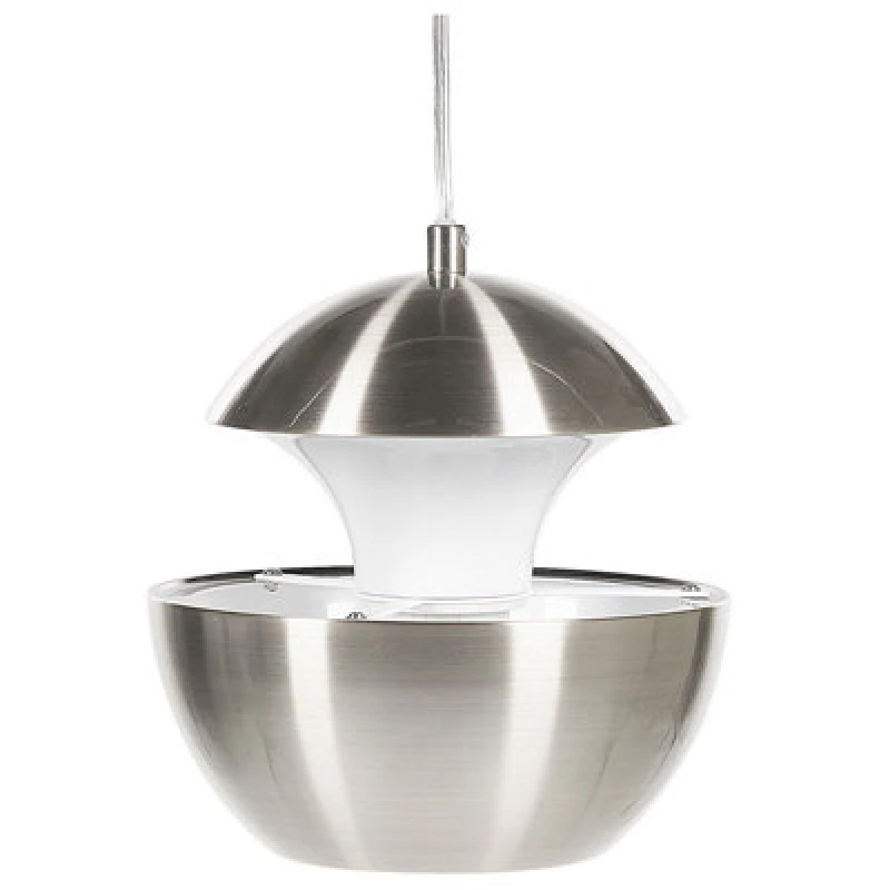 Image of Beliani Pendant Lamp Bojana Metal Silver