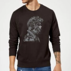 Image of Harry Potter Harry Potter Head Sweatshirt - Black