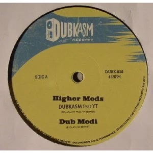 Image of Dubkasm Feat YT Rudey Lee - Higher Meds Vinyl