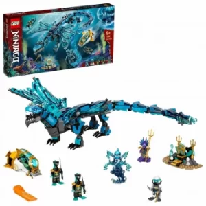 image of LEGO NINJAGO Water Dragon Toy Ninja Building Set 71754