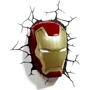 image of Marvel Iron Man Helmut Light 3D Light FX 3DL