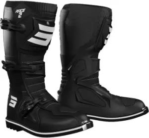 Image of Shot Race 2 Kids Motocross Boots, black-white, Size 31, black-white, Size 31