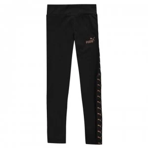 Puma Tape Leggings - Black/RoseGold