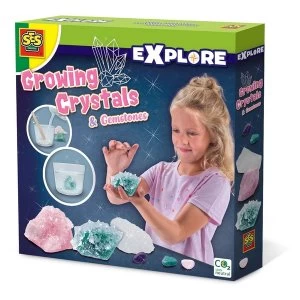 image of SES Creative - Childrens Explore Growing Crystals And Gemstones