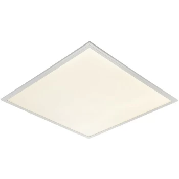Image of Saxby Stratus - Recessed Panel Light 4000K 40W White Paint & Opal Polycarbonate