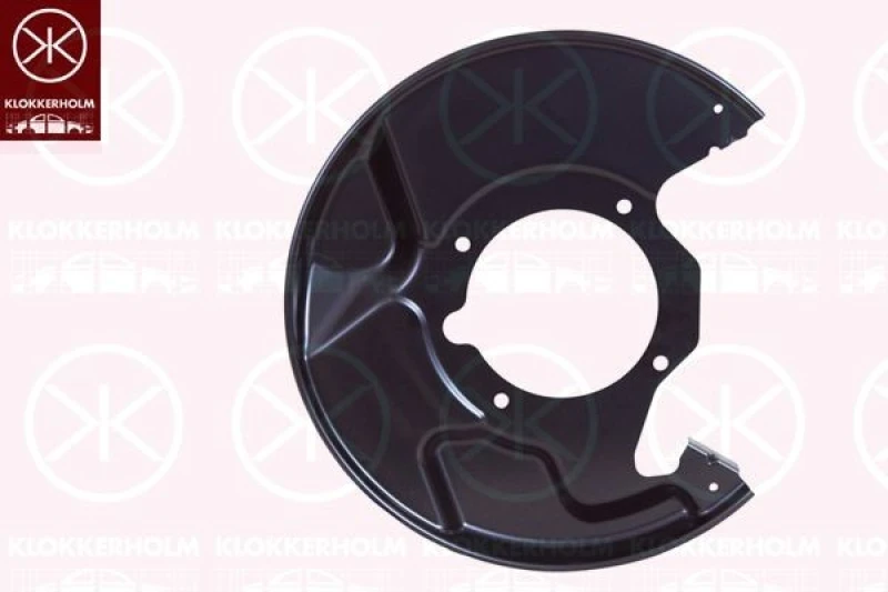 Image of KLOKKERHOLM Brake disc backing plate KLOKKERHOLM 8136378