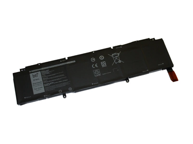 Image of BTI BTI 97Wh 6 cell XG4K6 compatible battery for DELL XPS 9710 XPS 9700 PRECISION 5760 XPS 17 9700 PRECISION 5750 XG4K6-BTI