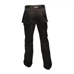 Image of Regatta Mens Incursion Work Trousers (28R) (Black)