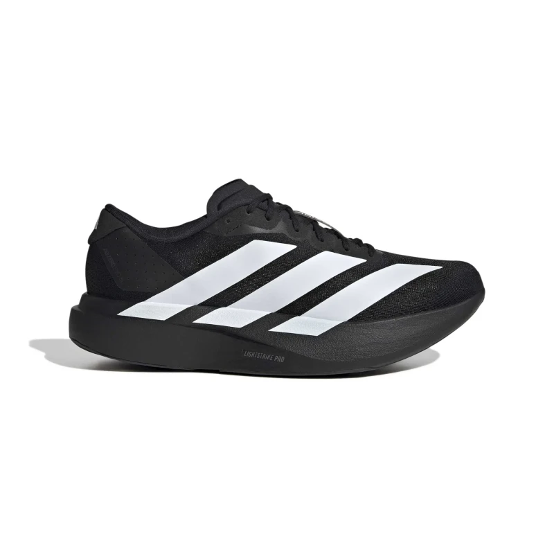 Image of Adidas Adizero Evo SL Shoes Black White AW25, Size UK 8.5