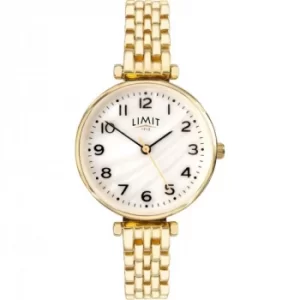 image of Ladies Gold Plated Classic Bracelet Watch