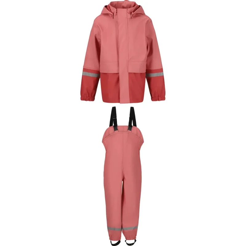 Image of Zigzag Baby raincoat set Zigzag Simba PU Rose Unisex 3 ans Z251009-4230