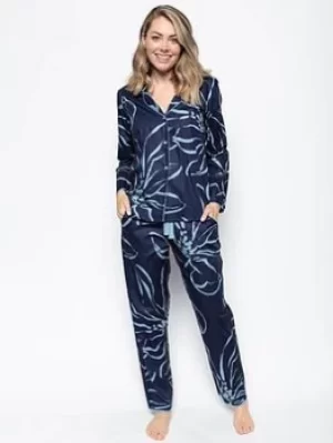 Image of Cyberjammies EMMA NAVY FLORAL PJ SET, Navy, Size 20, Women