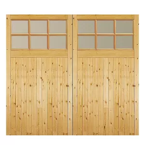 image of External Timber Garage door frame (H)2052mm (W)2271mm