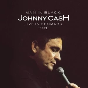 image of Johnny Cash Man In Black: Live In Denmark (1971) CD