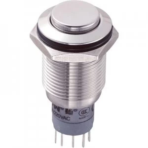 image of TRU COMPONENTS LAS2GQH 11SP Tamper proof pushbutton 250 V AC 3 A 1 x OnOn momentary