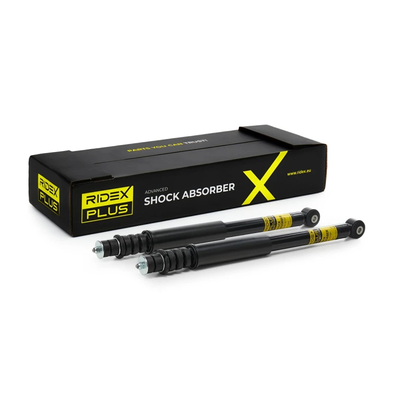 Image of RIDEX PLUS 854S18845P Shock absorber Rear Axle, Gas Pressure, Twin-Tube, Telescopic Shock Absorber, Top pin Shock Absorber (854)