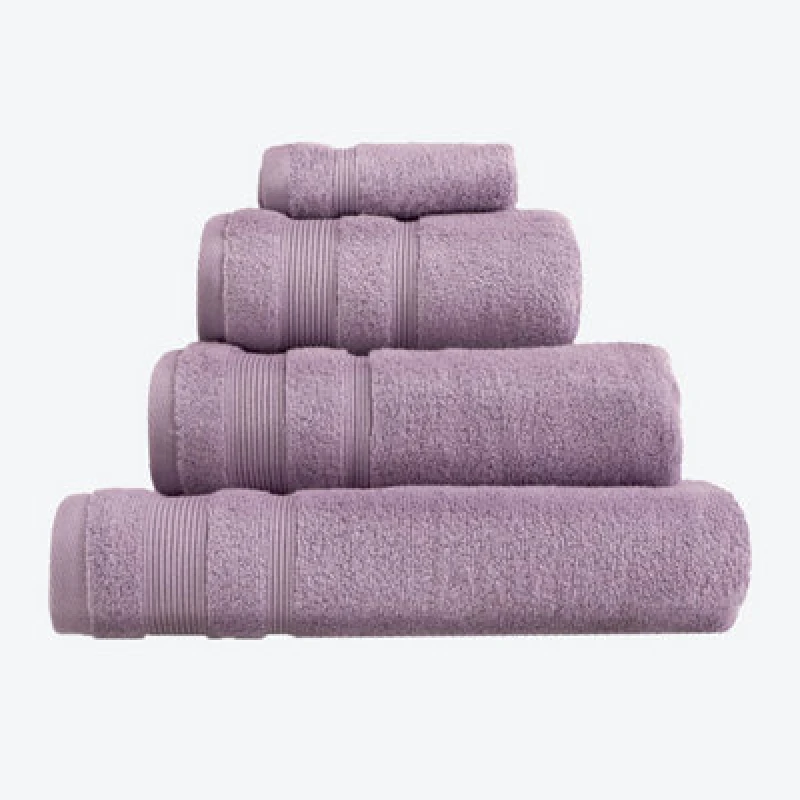 Image of Allure Bath Fashions Luxury Zero Twist Egyptian Cotton Hand Towel - Heather