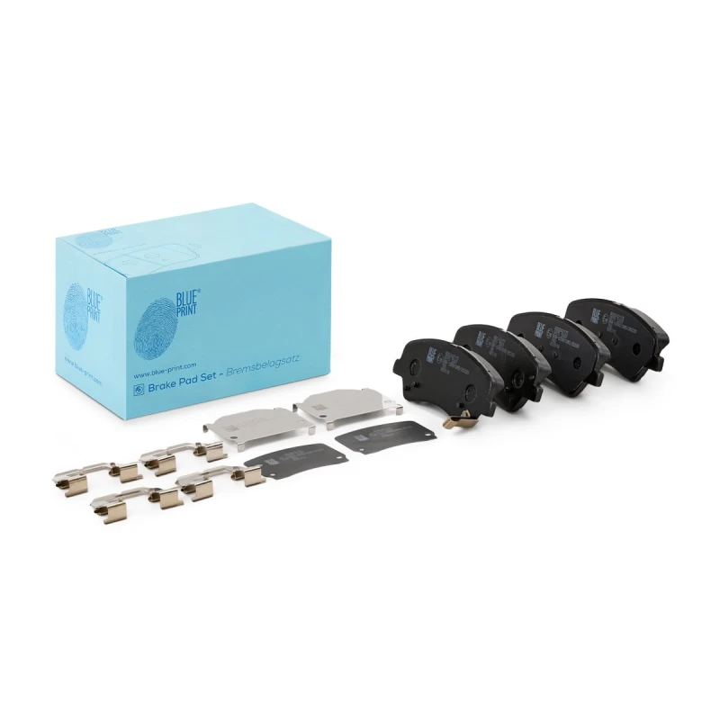 Image of Blue PRINT Brake pad set Blue PRINT ADG042175