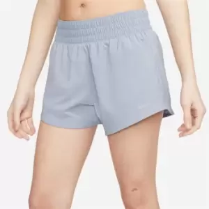 Image of Nike Dri-FIT One Womens Mid-Rise 3 Brief-Lined Shorts - Purple