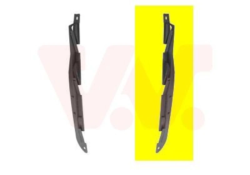 Image of VAN WEZEL Bumper bracket VAN WEZEL 5826567