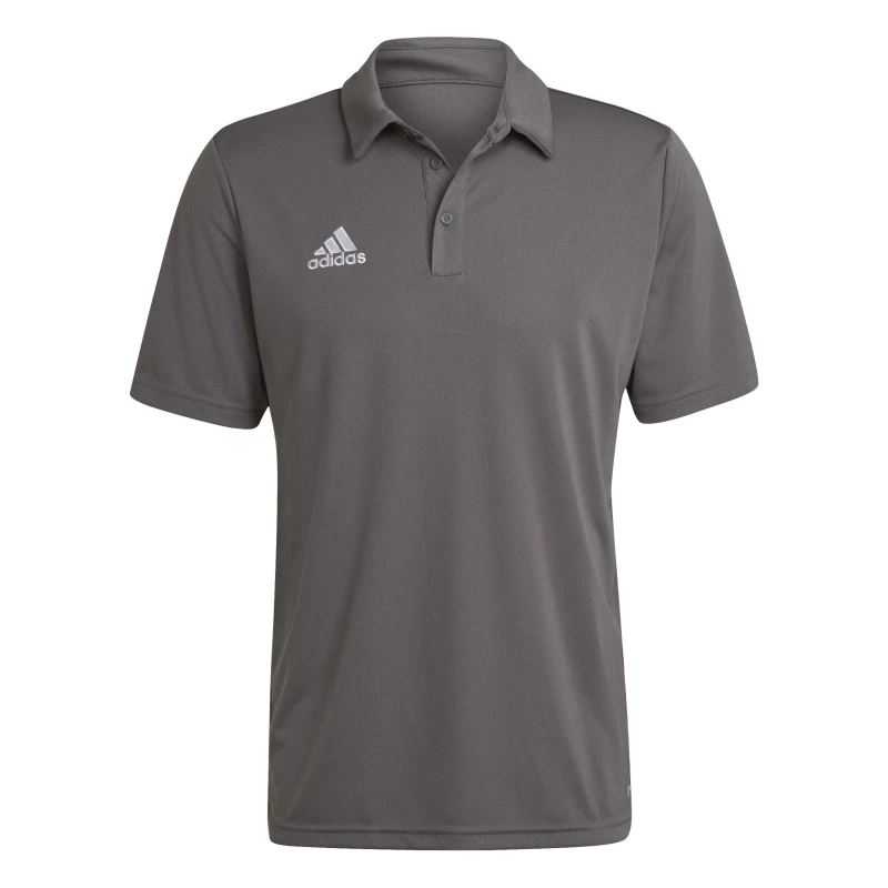 Image of adidas Mens Performance Polo Shirt Grey Four male M