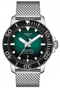 Tissot Seastar 1000 Powermatic 80 Green Dial Stainless Watch