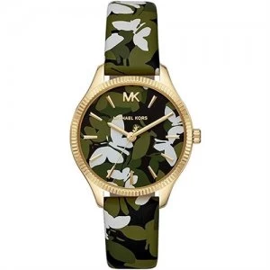 Image of Michael Kors Ladies Lexington Gold Plated Watch - MK2811
