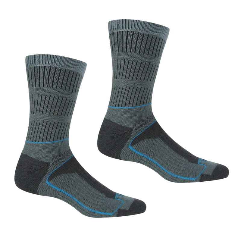 Image of Regatta lady Samaris 3 Season Socks Navy Blue female UK3-5