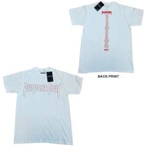 Image of Justin Bieber - Purpose Tour Unisex Medium T-Shirt - White
