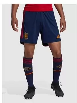 Image of adidas Junior Spain Home 22/23 Replica Short, Navy, Size 11-12 Years