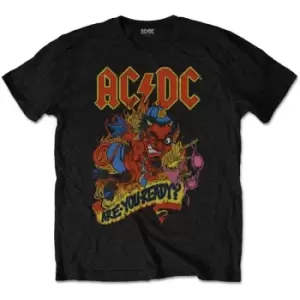 image of AC/DC - Are You Ready? Unisex XX-Large T-Shirt - Black