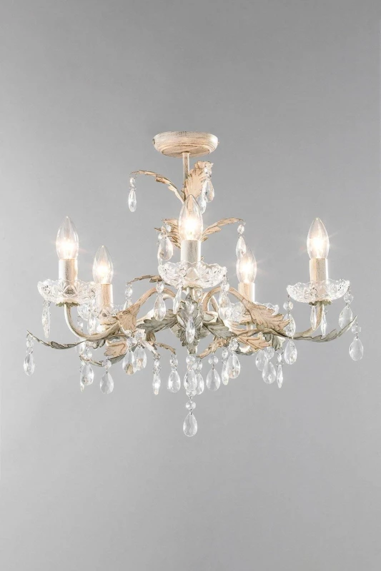 Image of BHS Lighting Paisley Chandelier Cream unisex