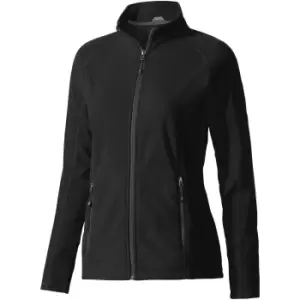 Elevate Womens/Ladies Rixford Full Zip Polyfleece (XL) (Solid Black)