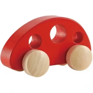 Image of Hape Mini Van Wooden Pull Along Toy (Red)