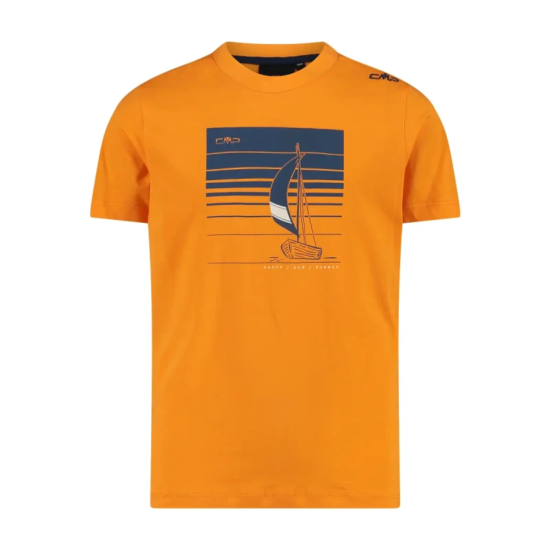 Image of CMP Kid's T-Shirt CMP Orange Male 5 ans