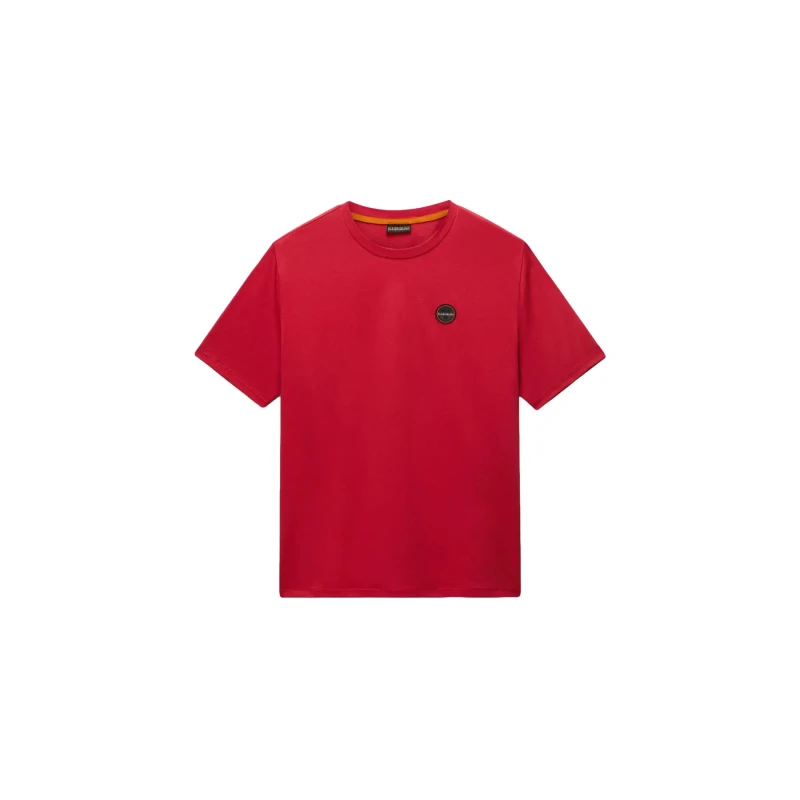Image of T-Shirt Napapijri Badge Rouge Male XS