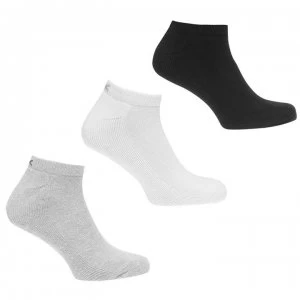 Calvin Klein Liner Socks 3 Pack - Blk/Wht/Gry