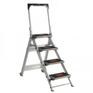 image of Slingsby Safety Step Aluminium 4 Tread 306895