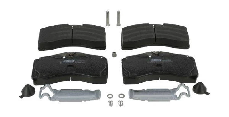 Image of JURID 2925705390 Brake pad set prepared for wear warning indicator, with accessories Brake Pad Set,disc brake (402)