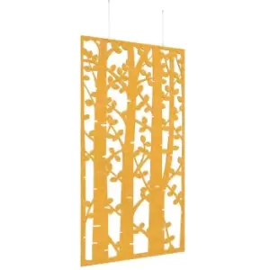 Image of Social Spaces Piano Chords Acoustic Patterned Hanging Screens in Silver Grey 240