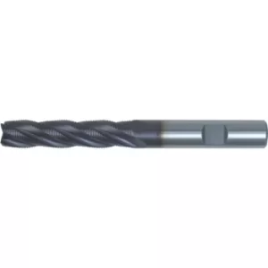 Image of 16.0 Weldon Long Fine Rough End Mill-TiAlN-8% Co